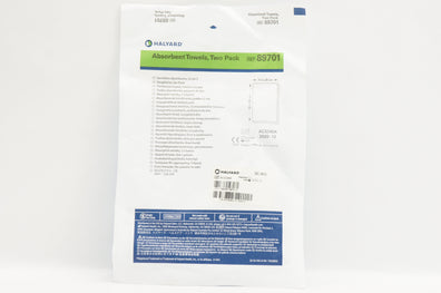 Halyard 89701 Absorbent Towels 15in x 22in - Pack of 2 (x)